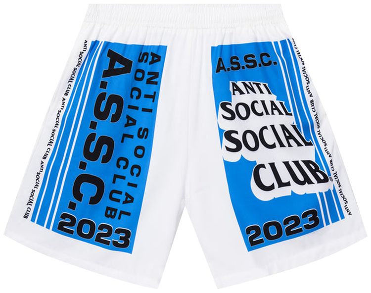 Anti Social Social Club Pack Your Things Short WhiteBlue
