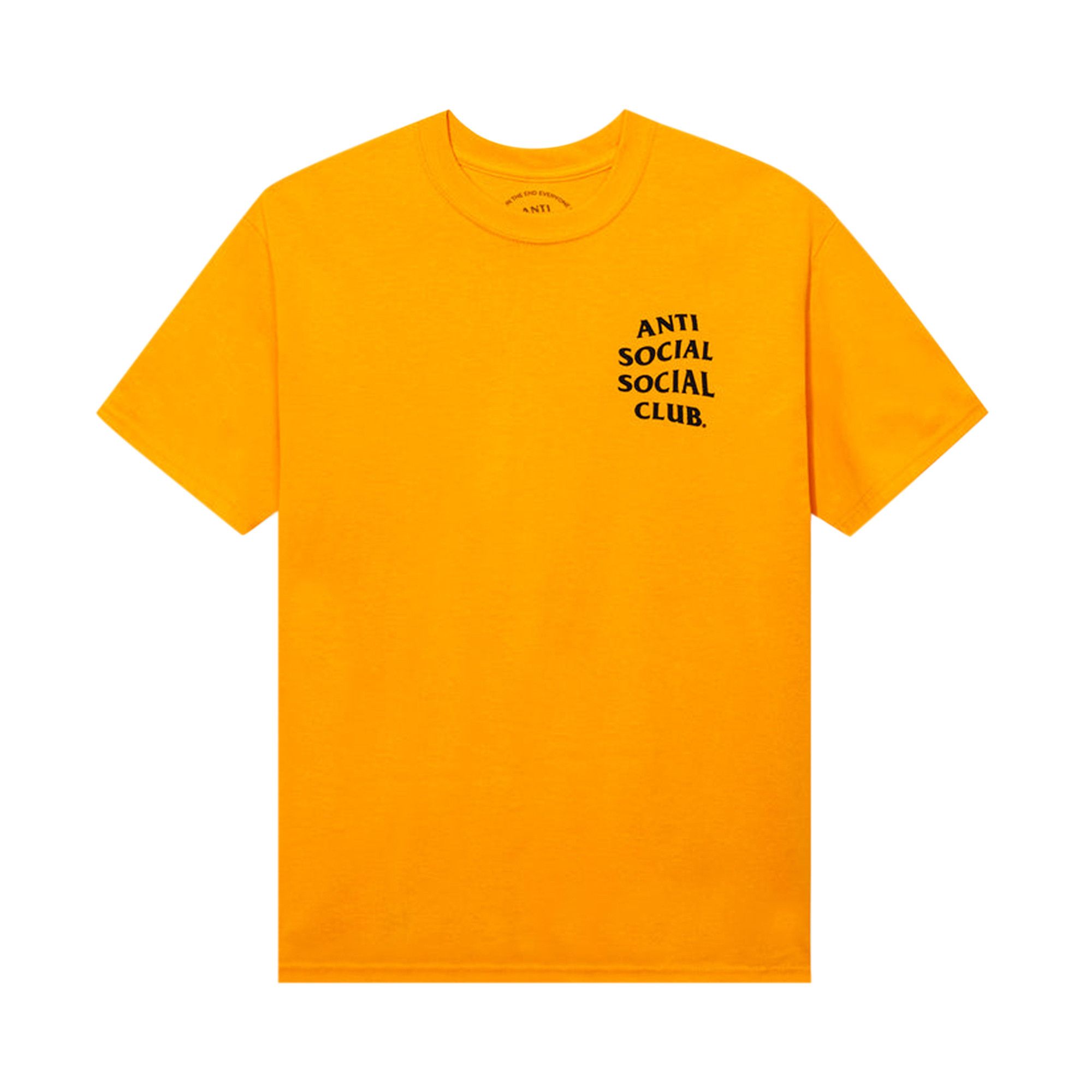 Anti social social club orange shirt outlet