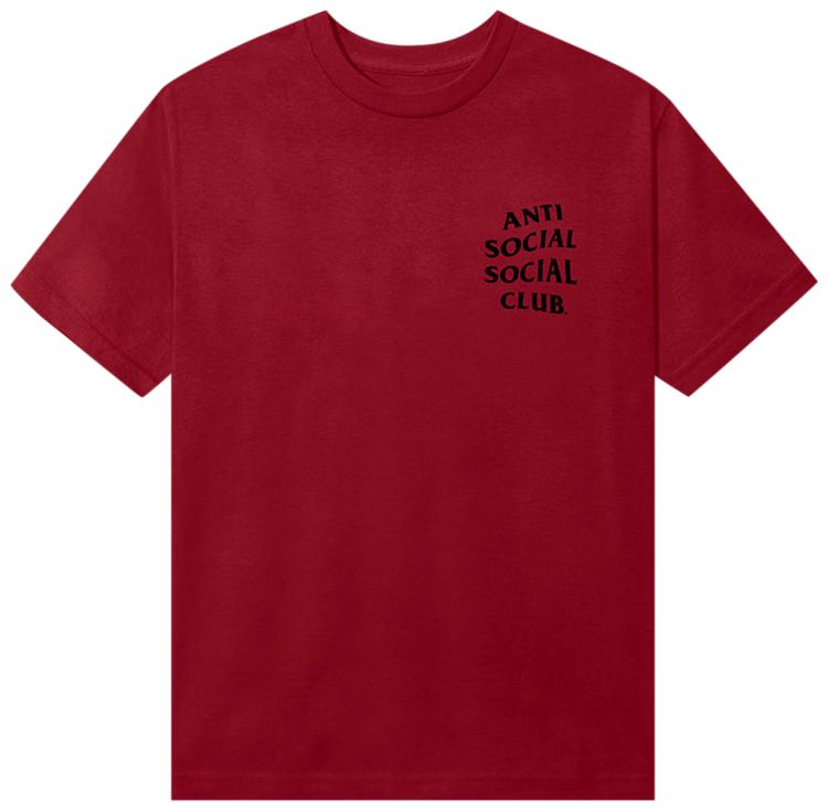 Anti Social Social Club Kkotch Tee Cardinal