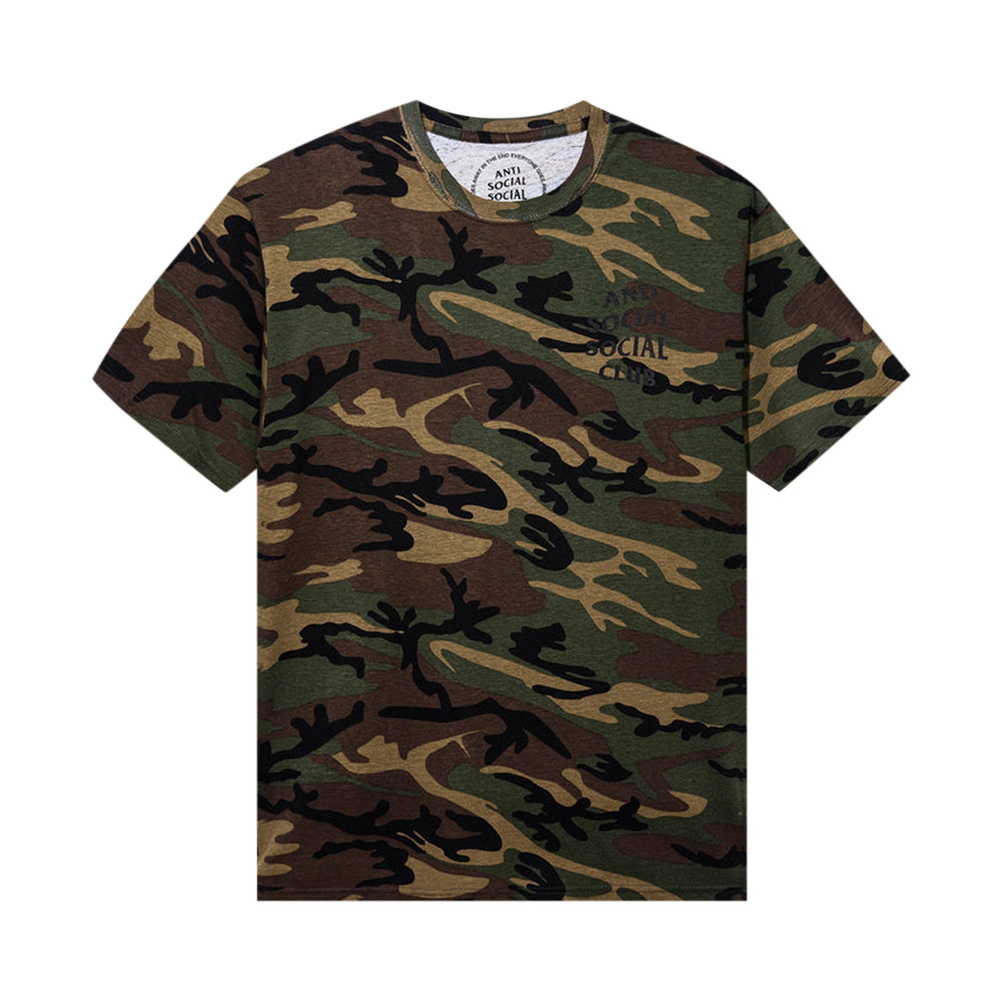 Buy Anti Social Social Club Kkotch Tee 'Camo' - 0657