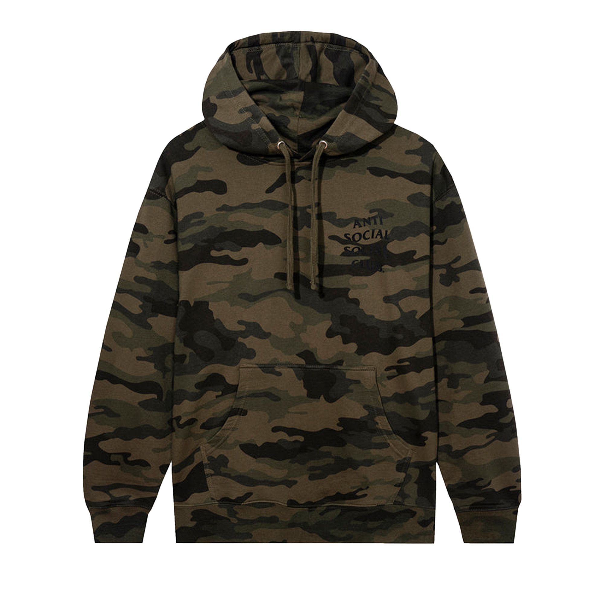 Anti social social club camo hoodie online