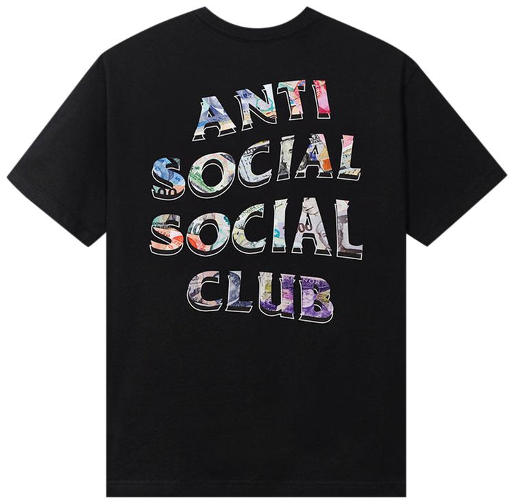 Anti Social Social Club All My Friends Are Dead Presidents Tee Black