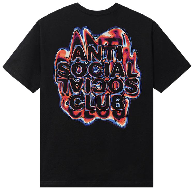 Anti Social Social Club Oil Spill Tee Black
