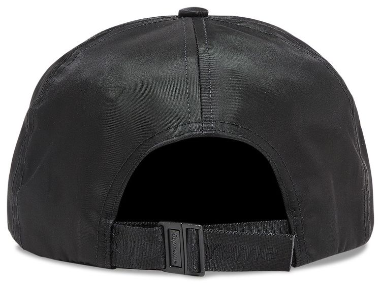 Supreme Enamel Logo 6 Panel Black