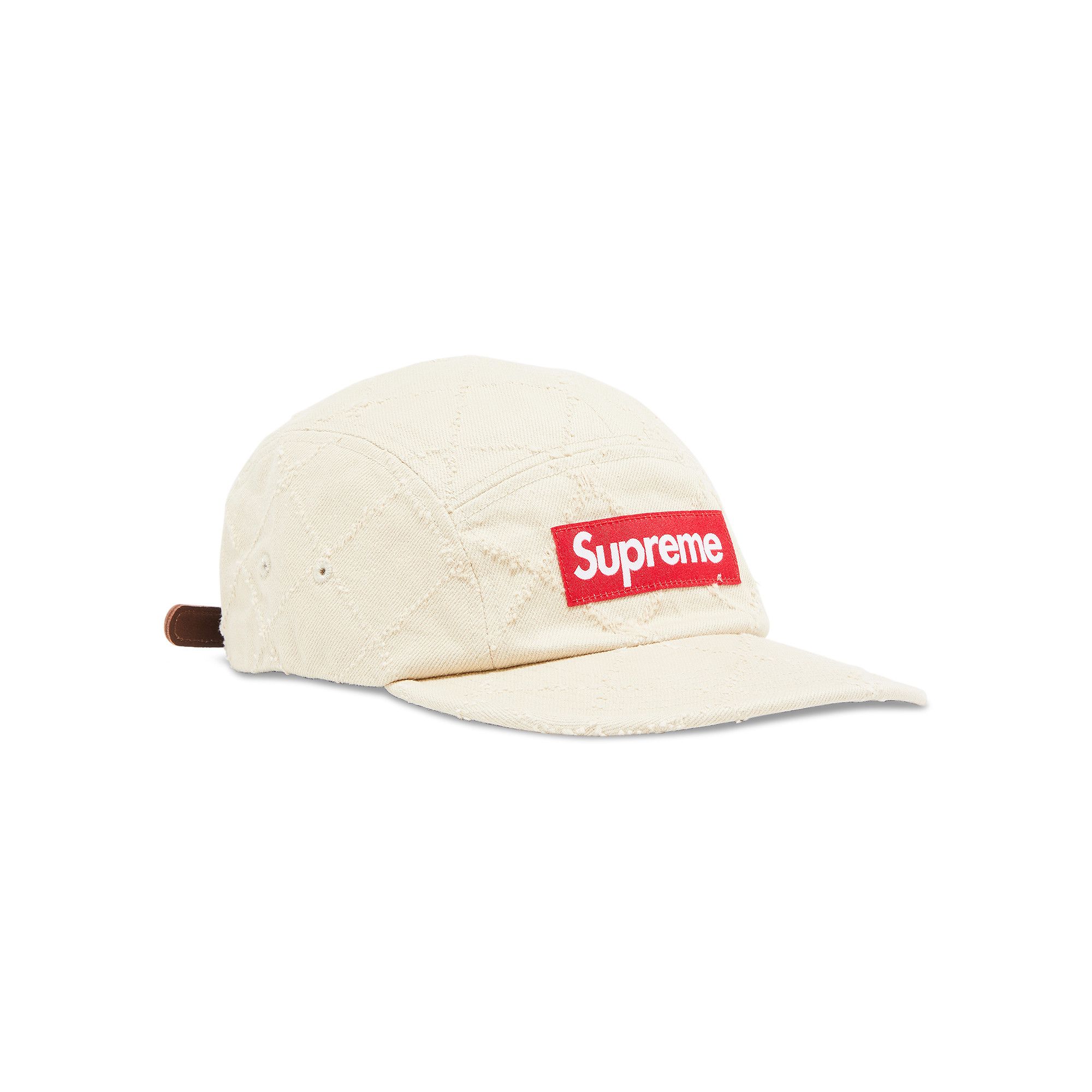 Buy Supreme Punched Denim Camp Cap 'Dyed Beige' - FW23H105 DYED