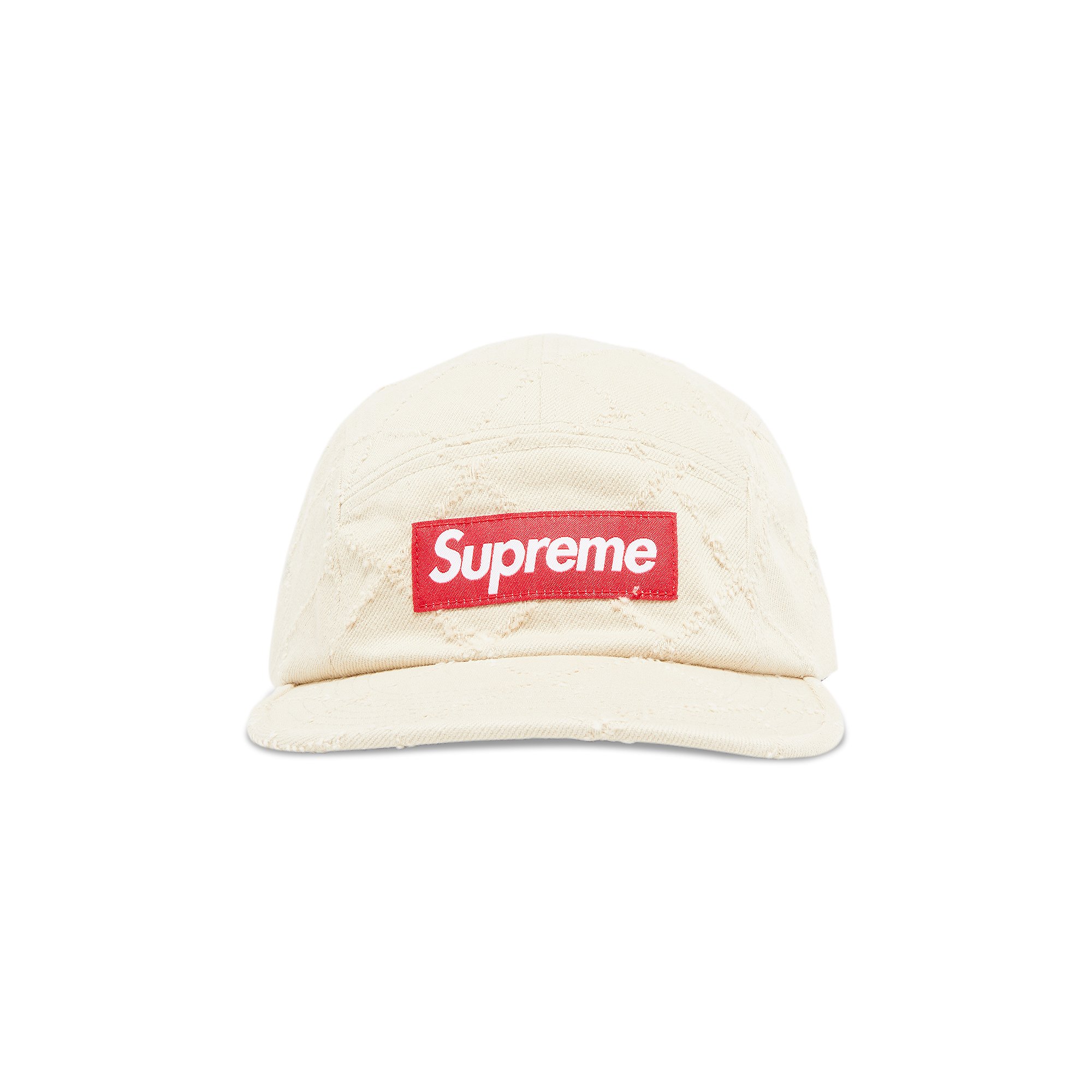 Buy Supreme Punched Denim Camp Cap 'Dyed Beige' - FW23H105 DYED