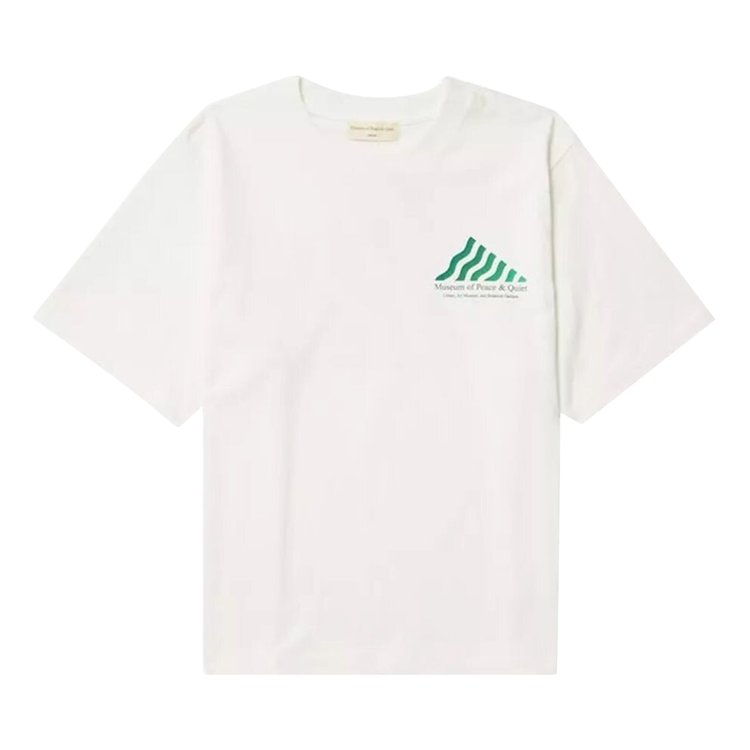 Museum of Peace & Quiet Library T-Shirt 'White'