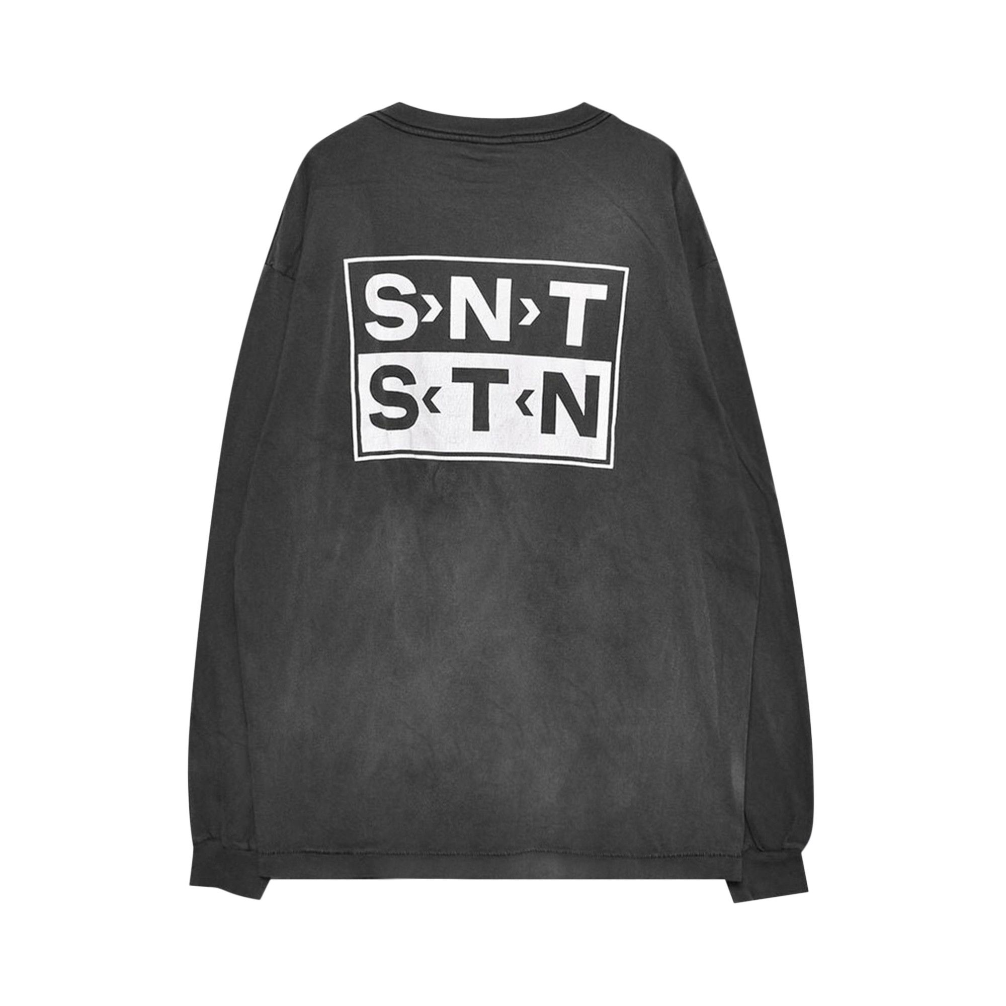Buy SAINT Mxxxxxx Long-Sleeve S N T Tee 'Black' - SM A23 0000 010