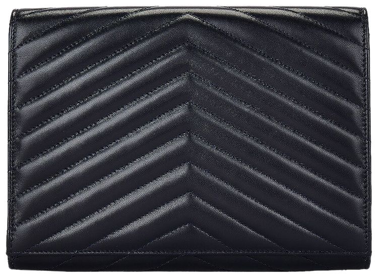 Saint Laurent Cassandre Flap Pouch Dark Blue