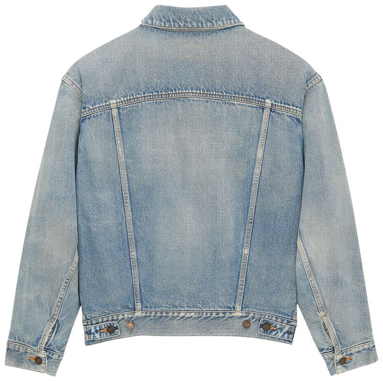 Saint Laurent Denim Jacket Sunny Sky Blue