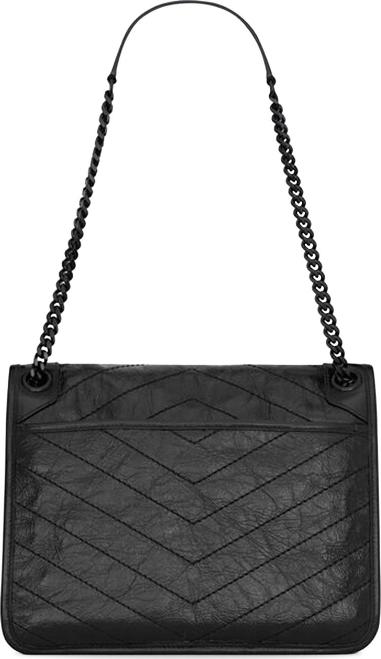 Saint Laurent Medium Niki Chain Shoulder Bag Black