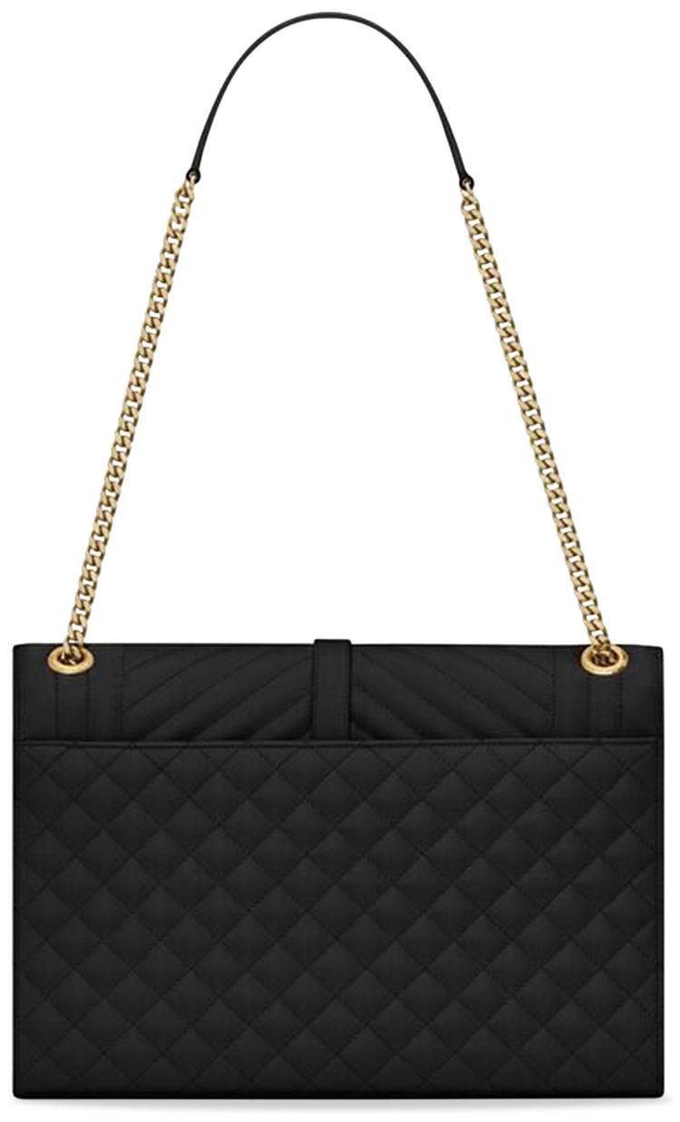 Saint Laurent Large Envelope Chain Bag Black