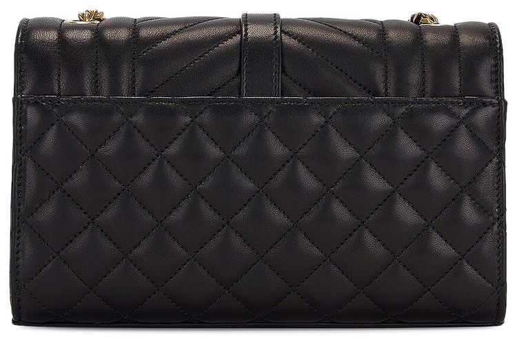 Saint Laurent Envelope Chain Bag Black