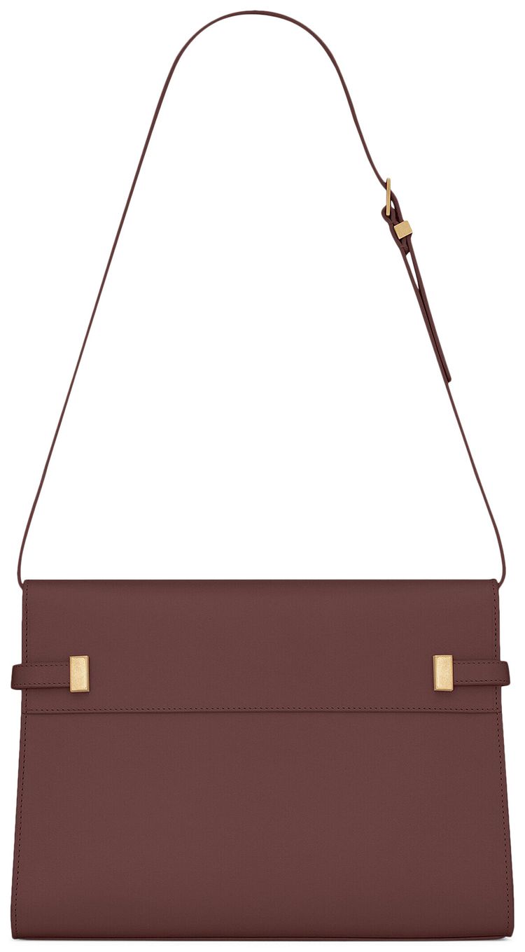 Saint Laurent Manhattan Shoulder Bag Rouge Eros