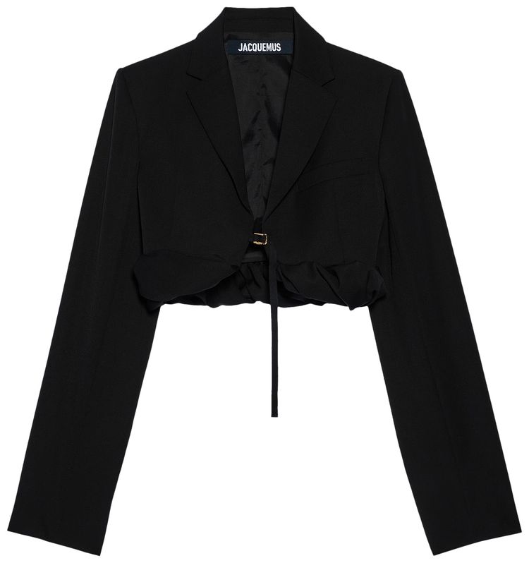 Jacquemus La Veste Croissant Black