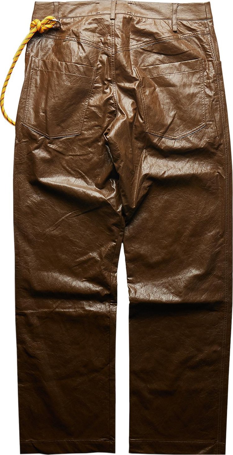 Song for the Mute Long Work Pant Brown