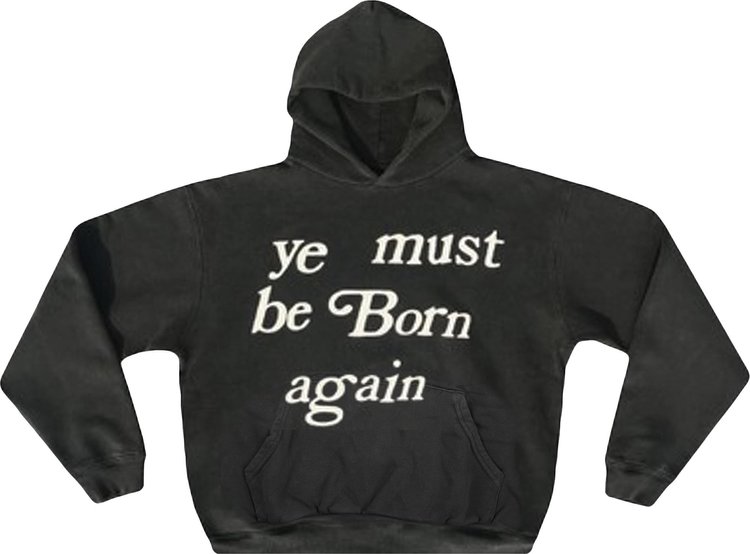 Cactus Plant Flea Market Born Again Hooded Sweatshirt With Pocket Coal