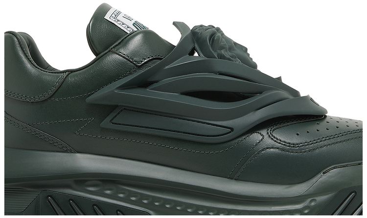 Versace Odissea Caged Rubber Medusa Sneaker Khaki