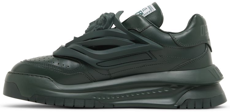 Versace Odissea Caged Rubber Medusa Sneaker Khaki