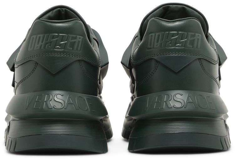 Versace Odissea Caged Rubber Medusa Sneaker Khaki