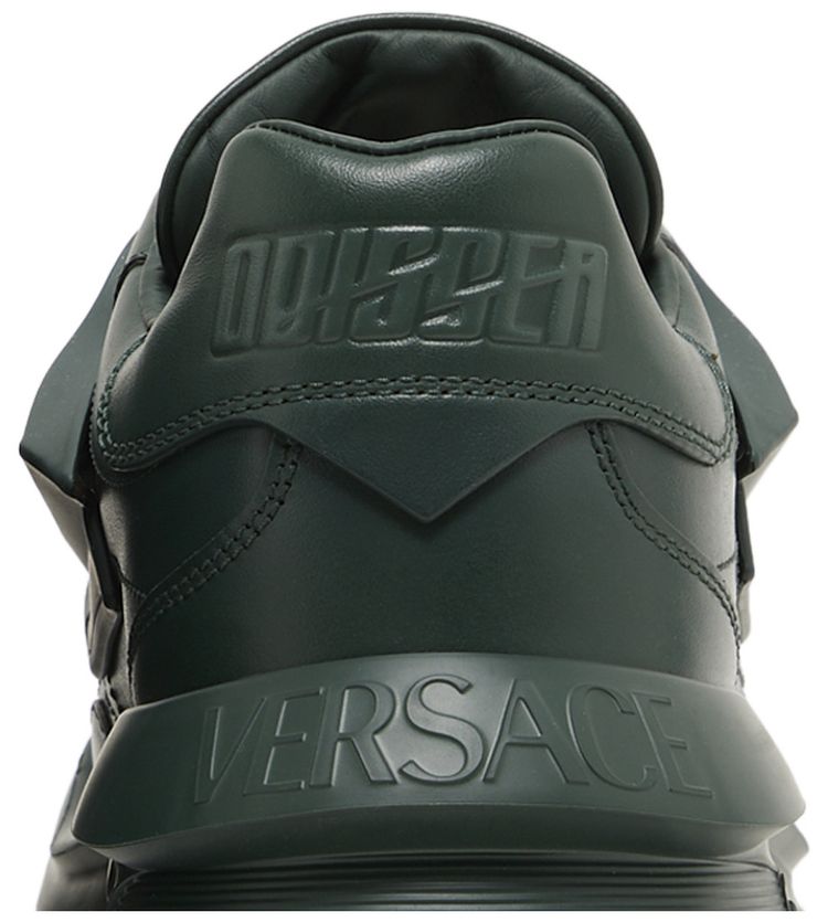 Versace Odissea Caged Rubber Medusa Sneaker Khaki