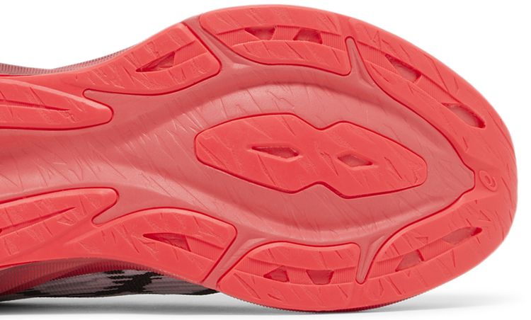 Asics Novablast 3 White Black Electric Red