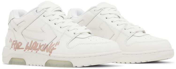 Off White Wmns Out of Office For Walking   White Pink 2023