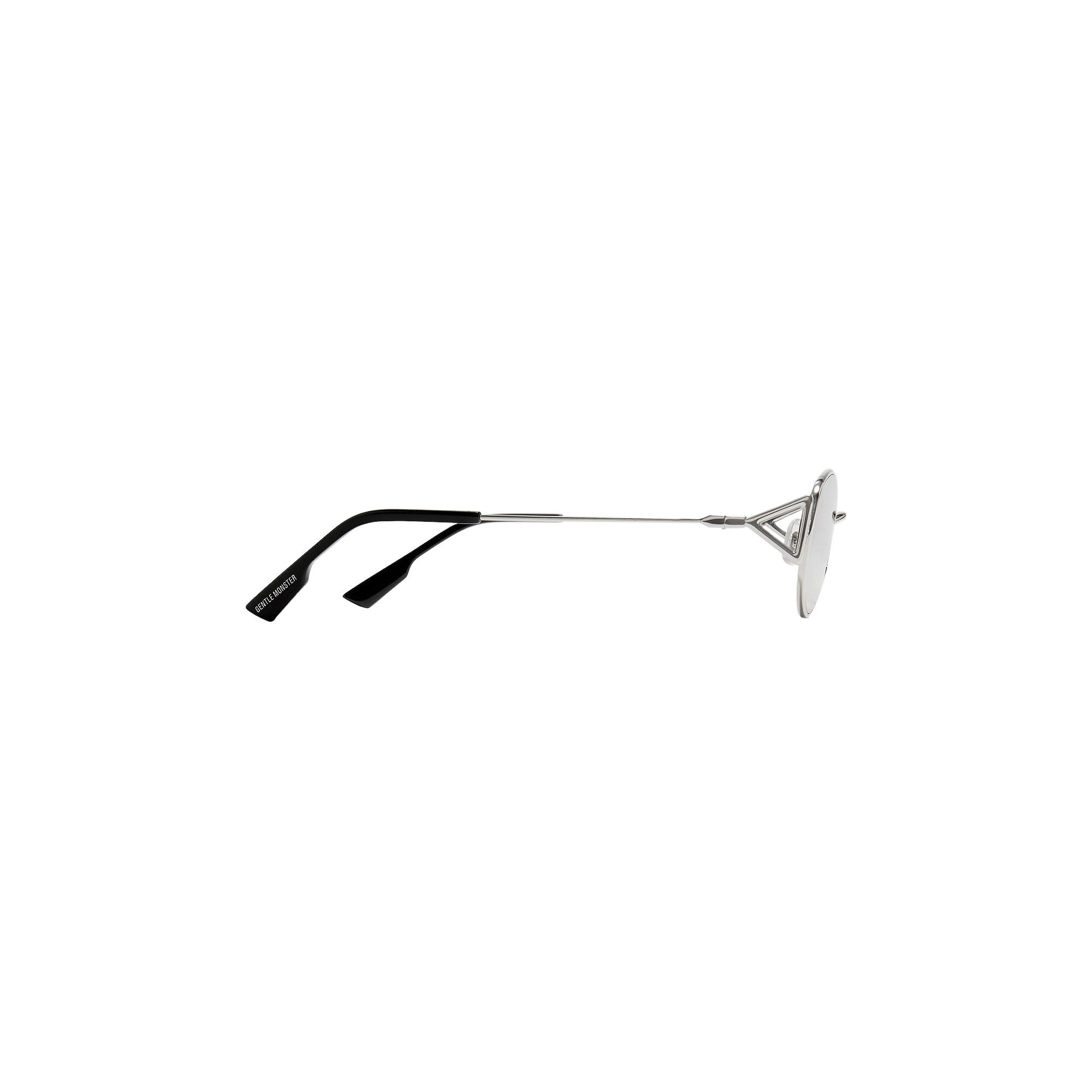 Buy Gentle Monster Moneta 02 Sunglasses 'Silver/Brown