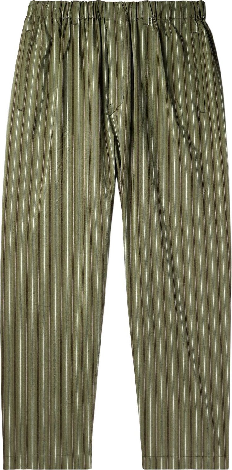 Lemaire Relaxed Pants 'Olive/White'