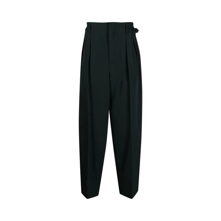 Lemaire Pleated Tappered Pants Caviar