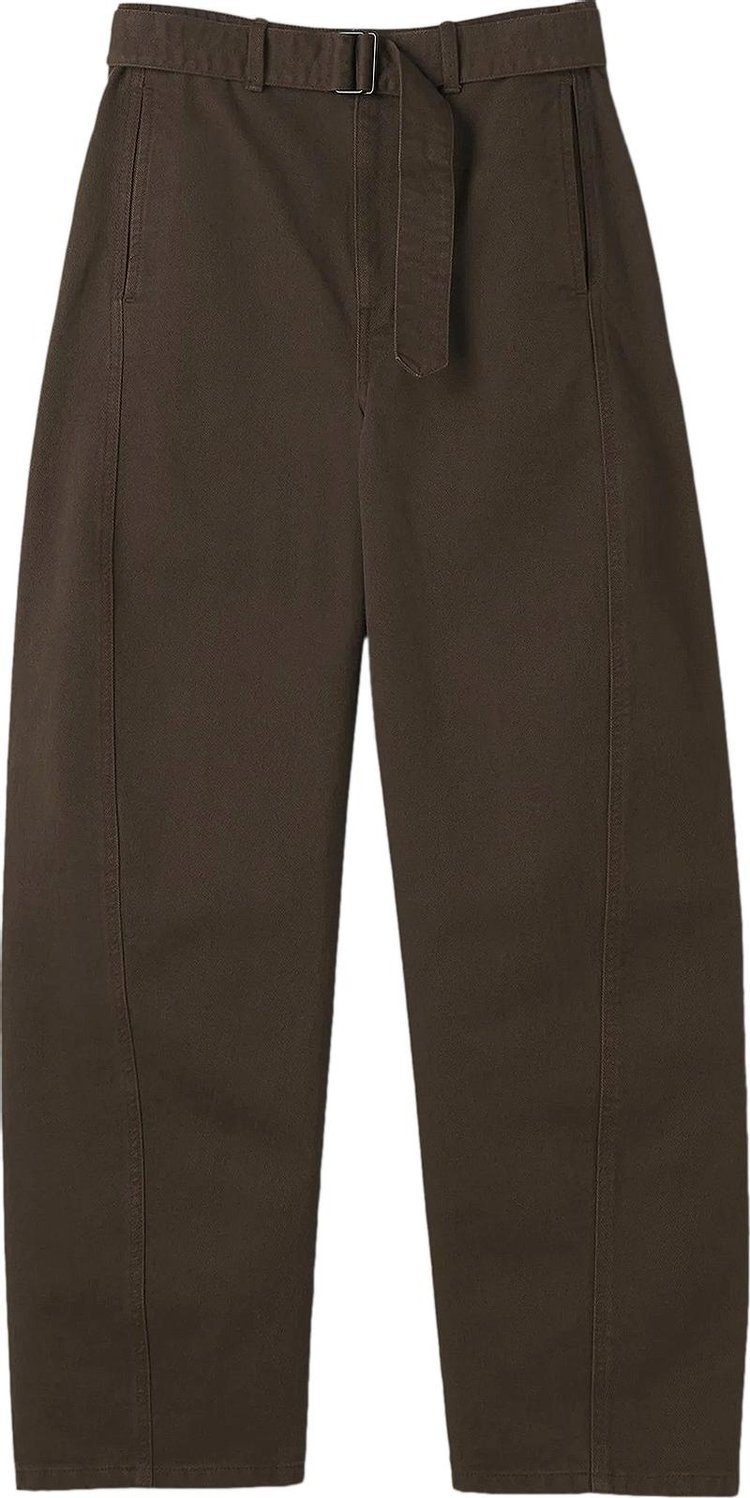Lemaire Twisted Belted Pants 'Espresso'