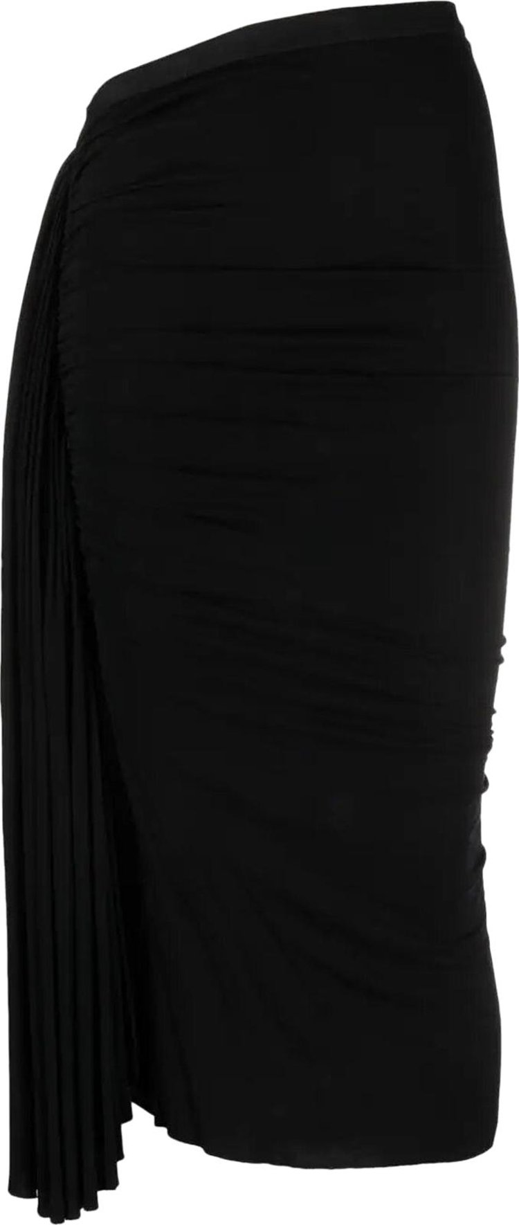 Rick Owens Lilies Fog Skirt 'Black'
