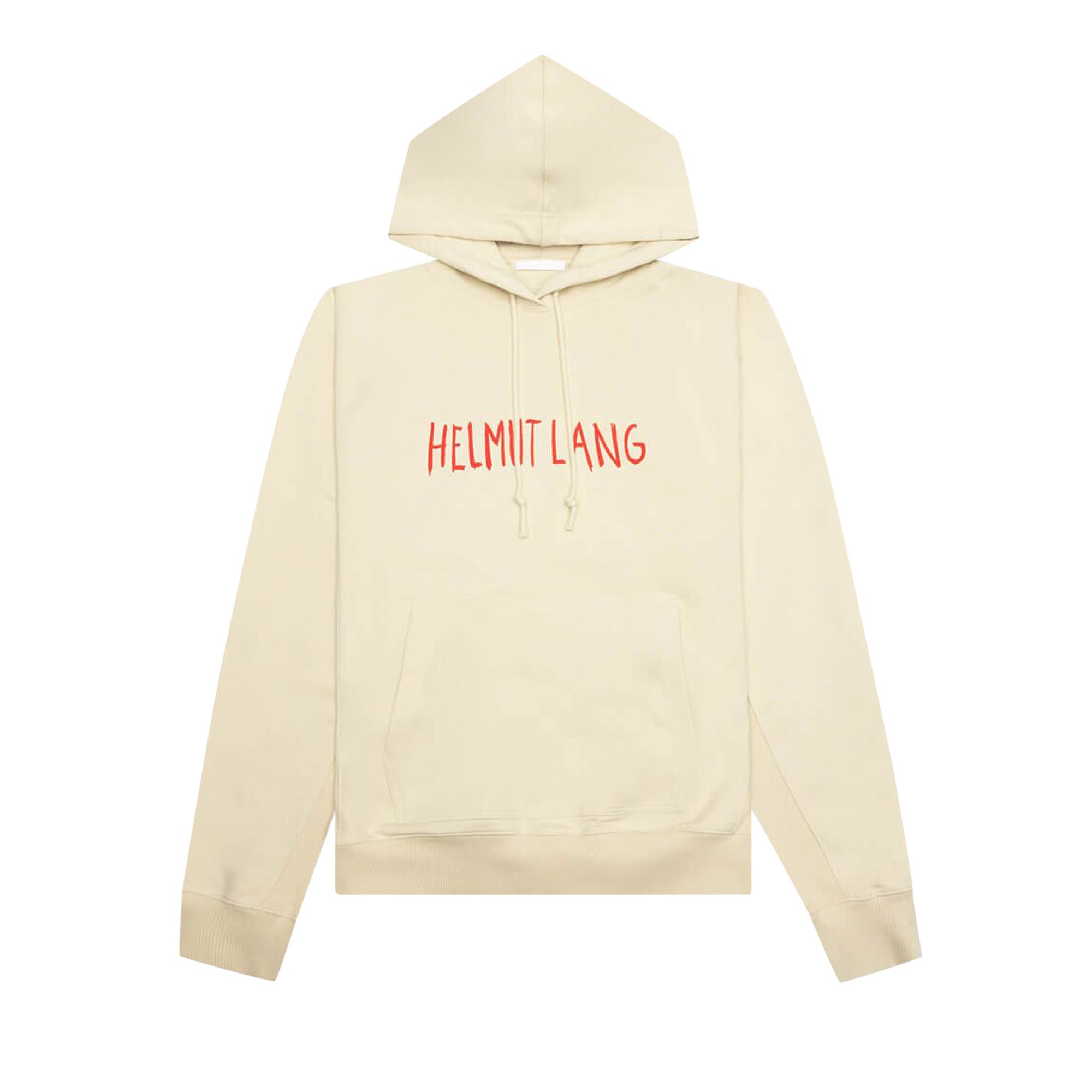 Buy Helmut Lang Scribble Logo Hoodie 'Stone' - N06HM522 B0T