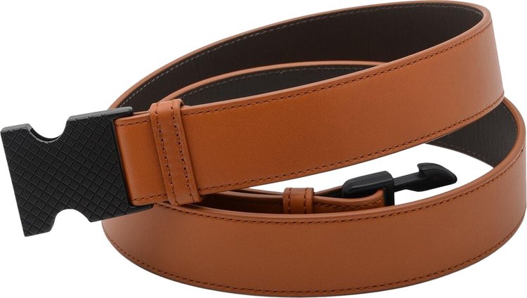 Bottega Veneta Leather Belt Orange