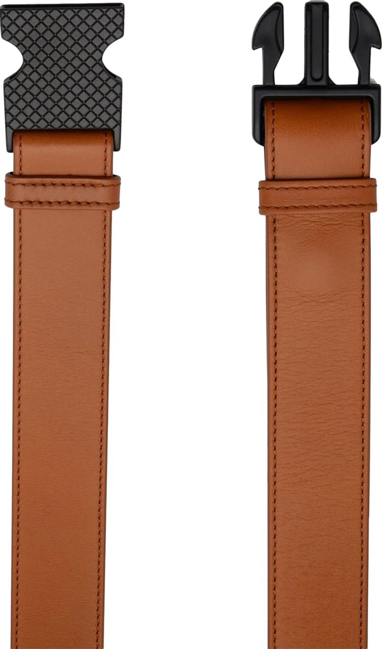 Bottega Veneta Leather Belt Orange