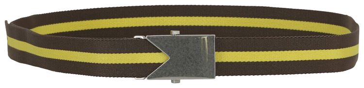Bottega Veneta Two Tone Stripe Belt Fondant