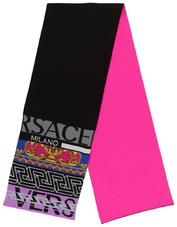 Versace Medusa Renaissance Scarf Black