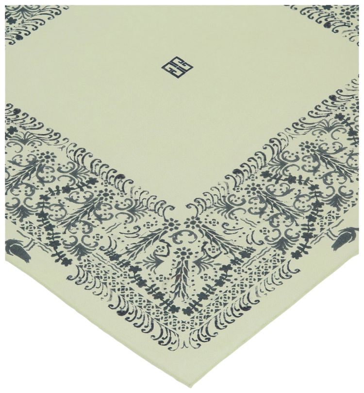 Givenchy Bird Bandada Printed Scarf Lime