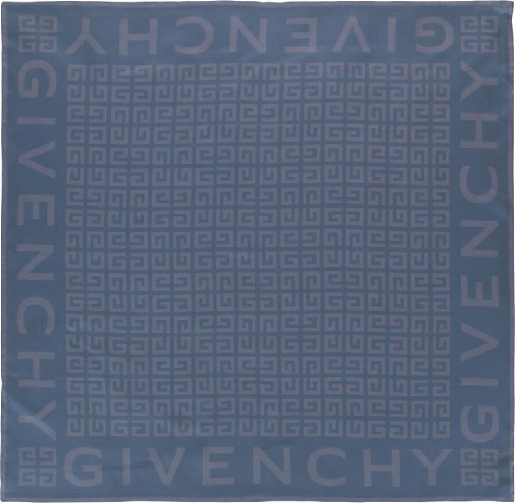 Givenchy 4G Monogram Printed Scarf 'Military Blue'