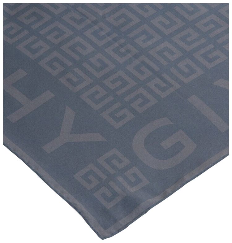 Givenchy 4G Monogram Printed Scarf Military Blue