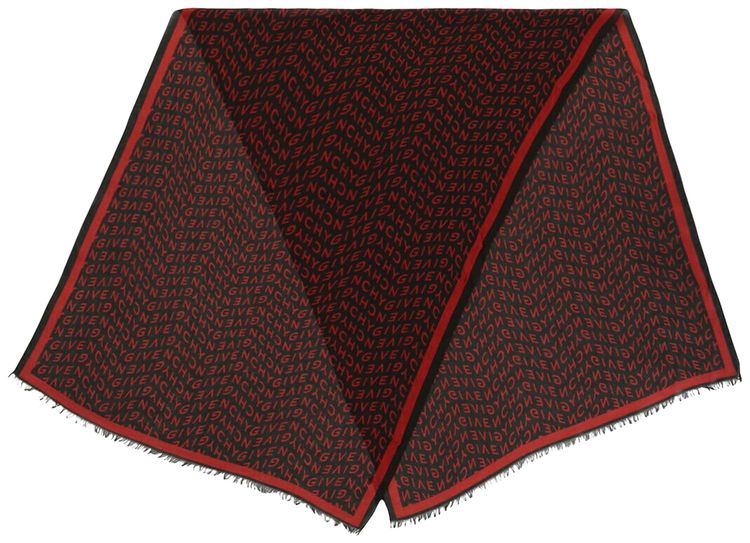 Givenchy Fashion Scarf BlackRed