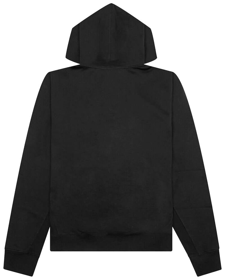 Helmut Lang Scribble Logo Hoodie Black