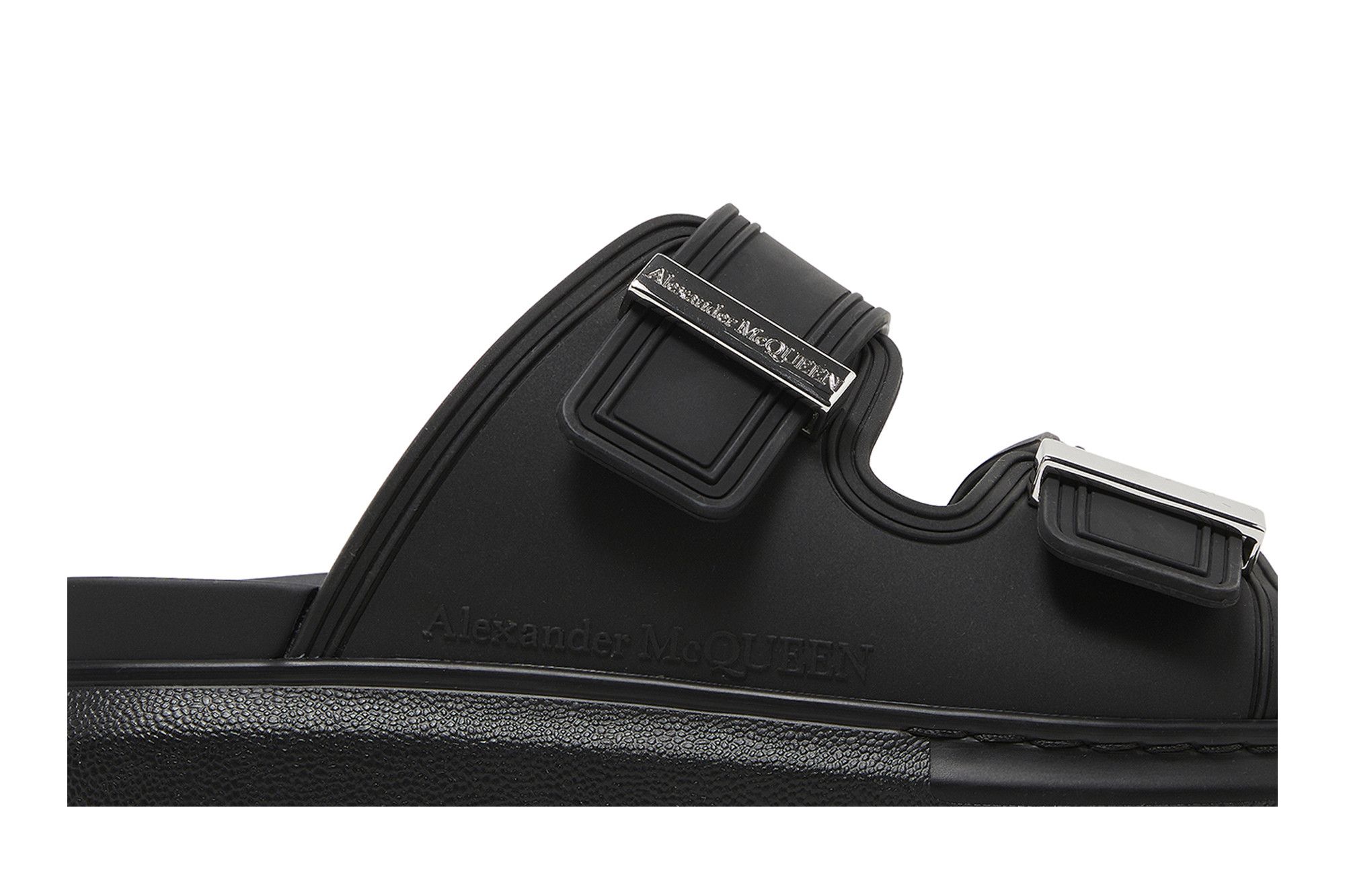 Buy Alexander McQueen Wmns Hybrid Slide 'Black' - 658063