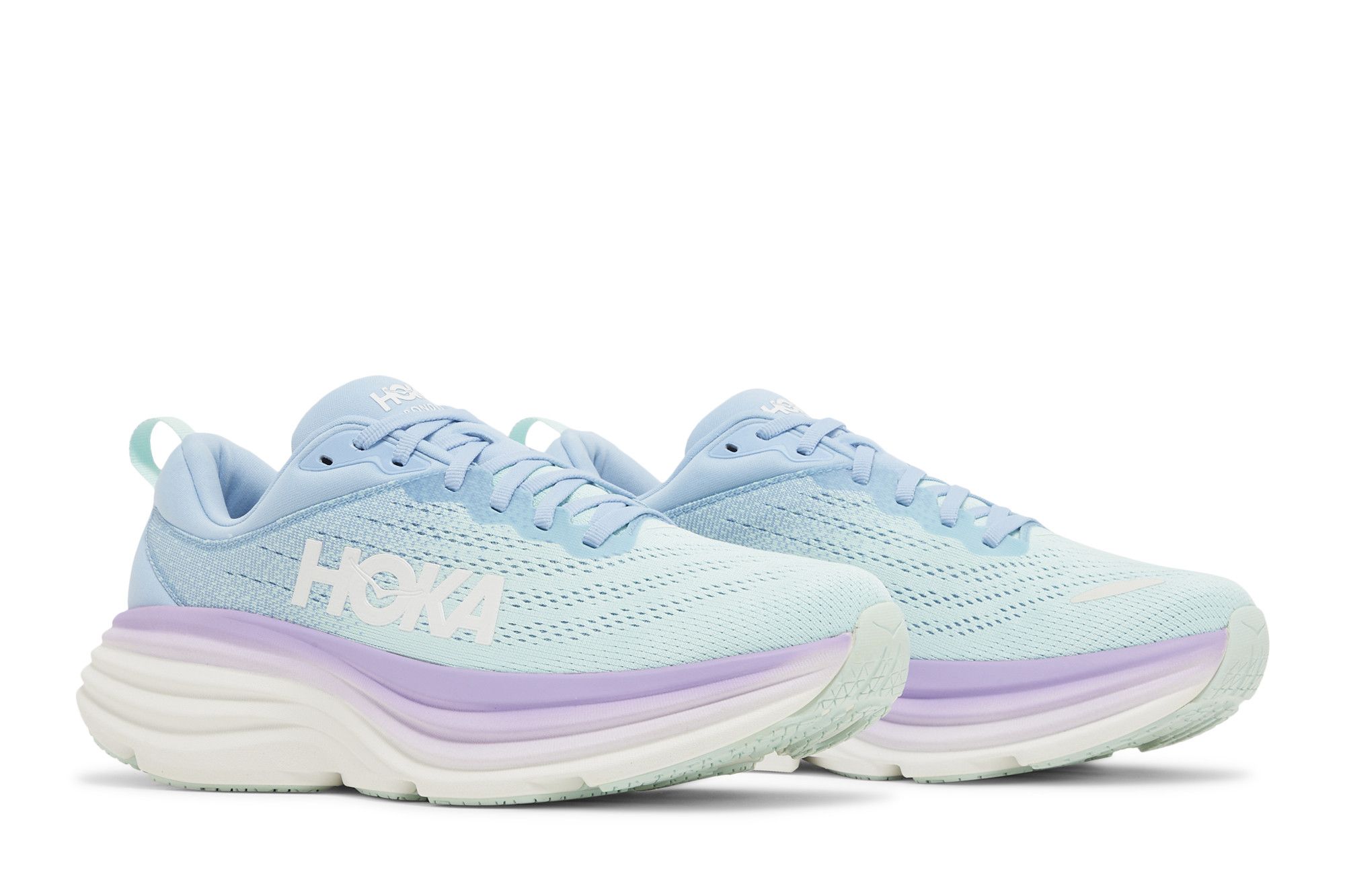 Buy HOKA Wmns Bondi 8 'Airy Blue Sunlit Ocean' - 1127952 ABSO | GOAT