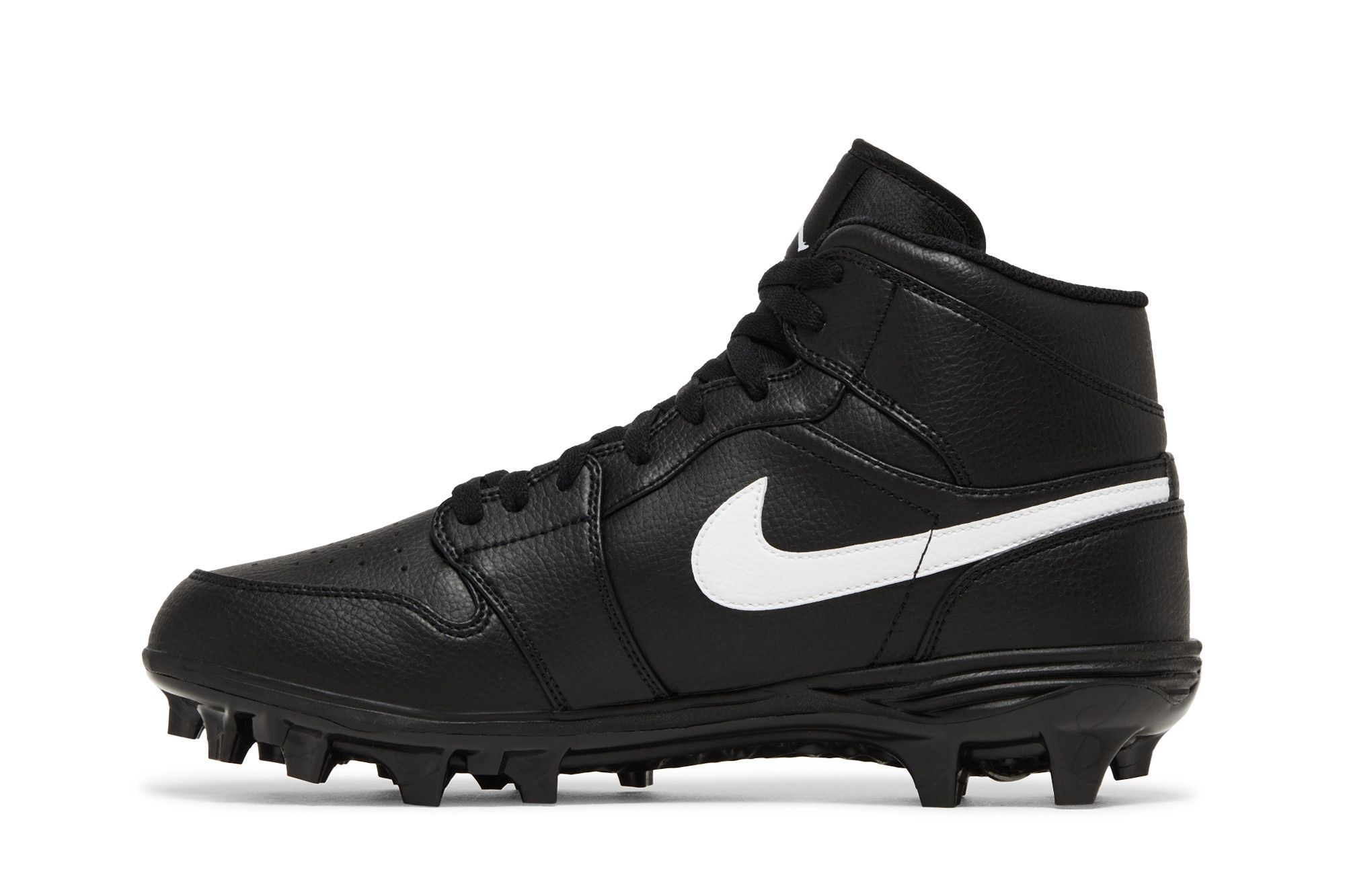 all black jordan cleats