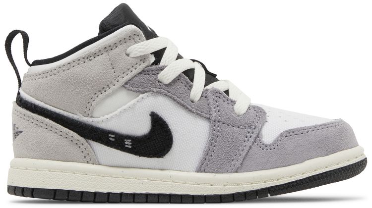 Air Jordan 1 Mid SE Craft TD Inside Out   Cement Grey
