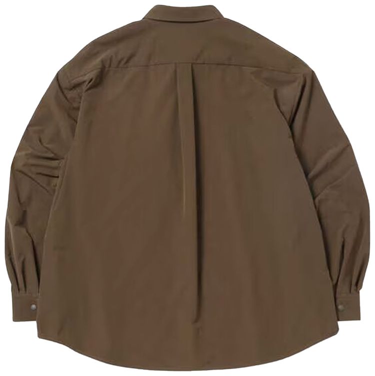 And Wander Lightweight Cloth Shirt Brown