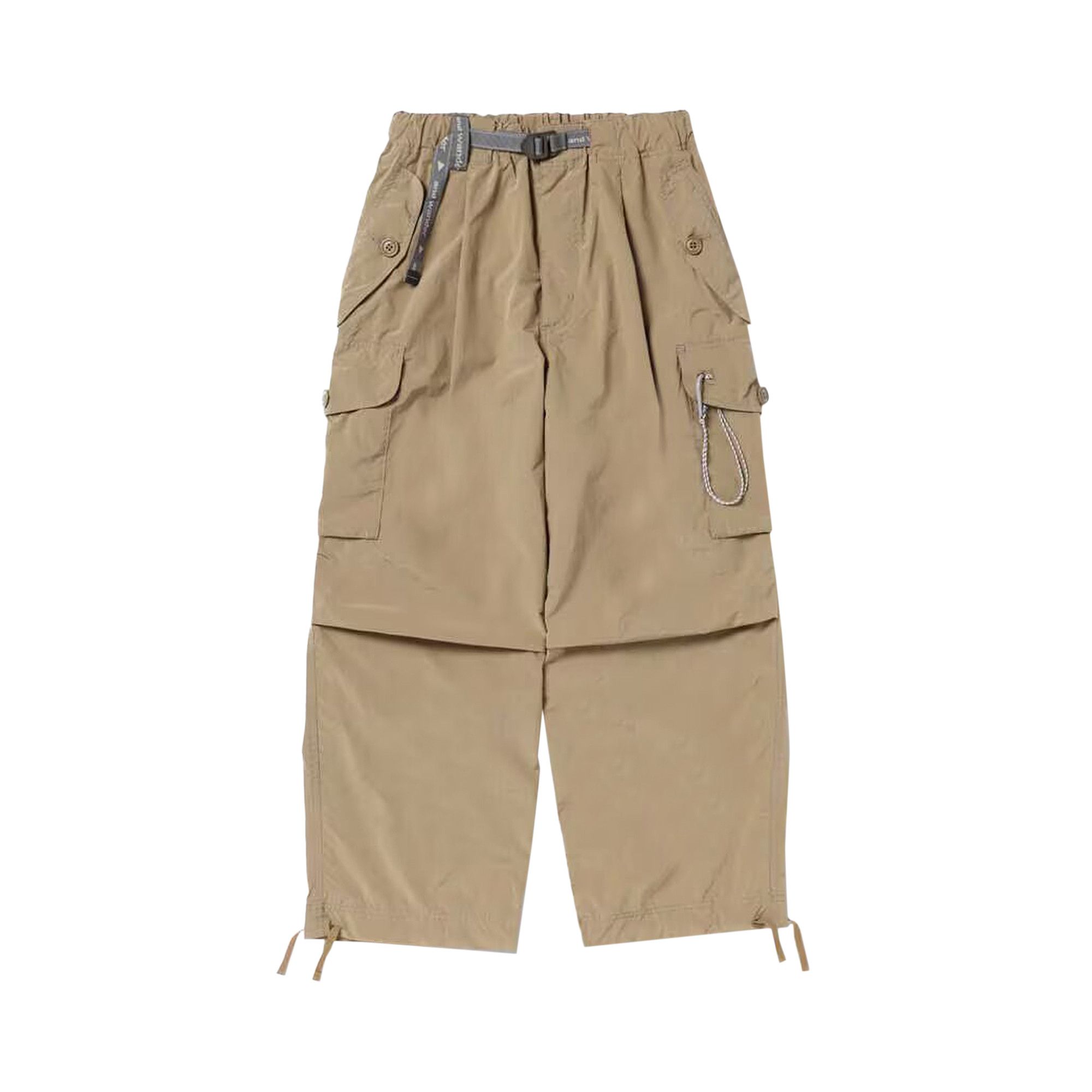 Buy And Wander Oversized Cargo Pants 'Beige' - 5743282083