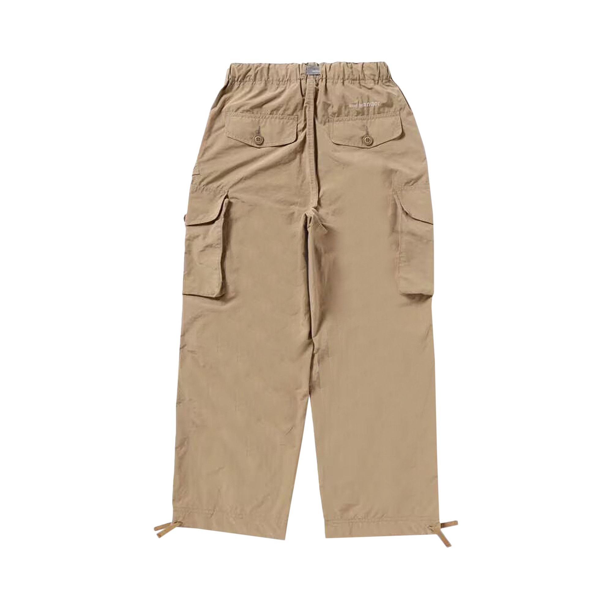 Buy And Wander Oversized Cargo Pants 'Beige' - 5743282083