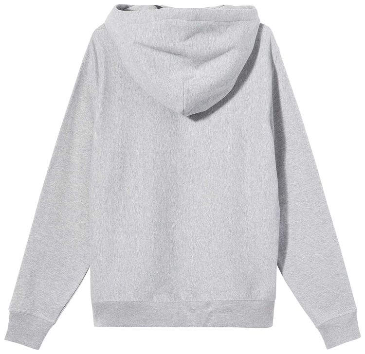 Stussy Stock Logo Hoodie Grey Heather